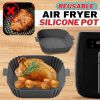 Air Fryer Silicone Pot Basket Liners Non-Stick Safe Oven Baking Tray Accessories