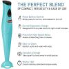 Americana by Elite EHB-2425BL Hand Blender with Detachable Wand Blue