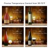 Countertop Wine Cooler with Compressor System and Digital Temperature Control - UV-Protective Finish, Holds 24 Standard Bottles