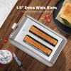 Retro Stainless-Steel Style 2-Slice Toaster